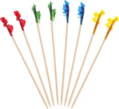 Palillos de madera Club Frill Picks