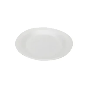 Plato foam blanco redondo #9