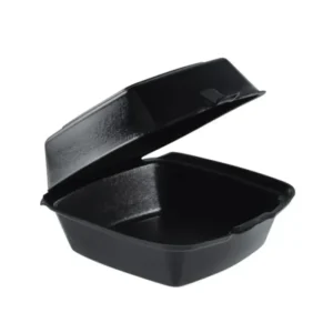 Plato hamburger negro