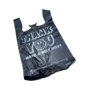 T-shirt bags Heavy Duty Black